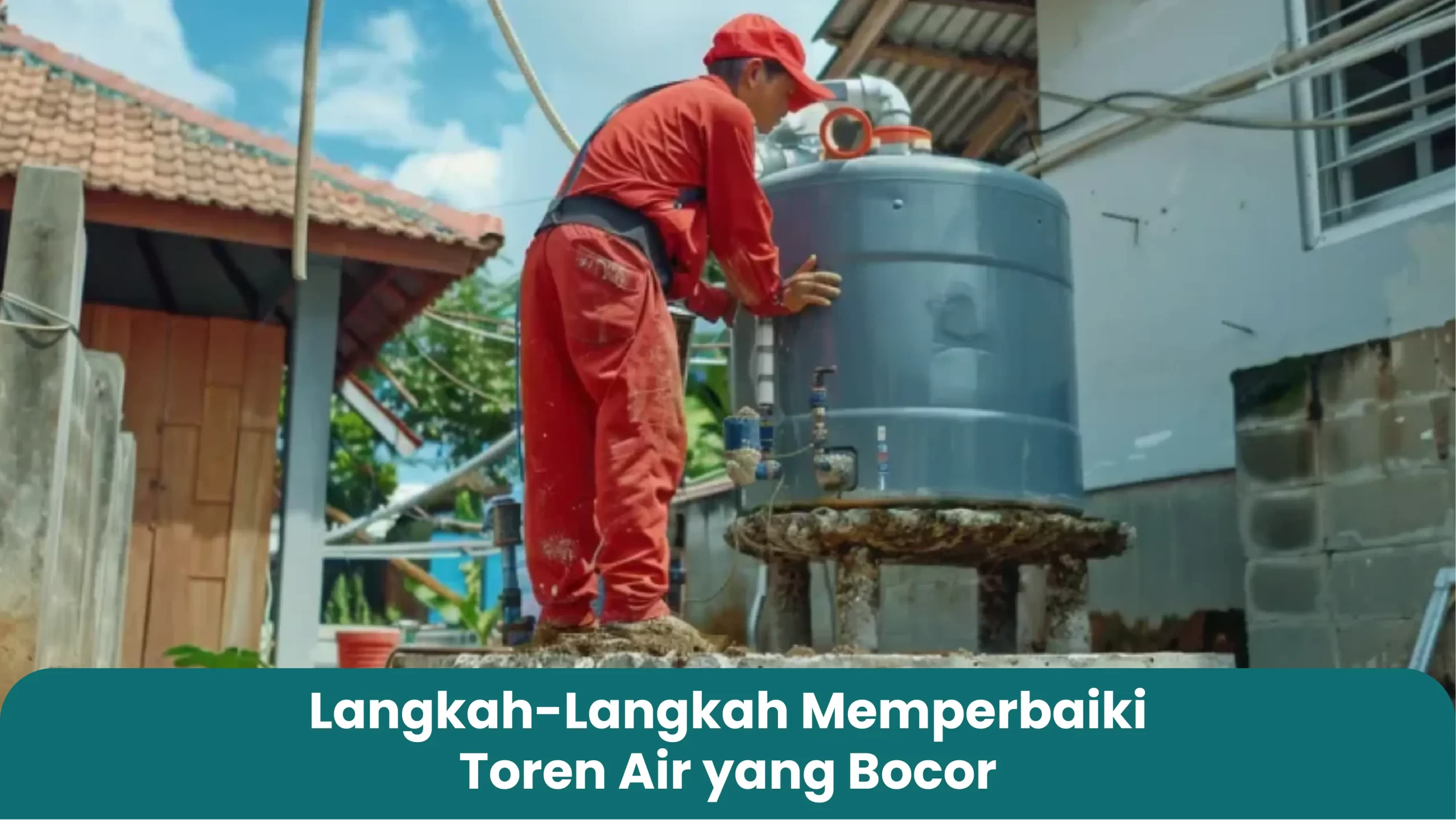 Langkah-Langkah Memperbaiki Toren Air yang Bocor