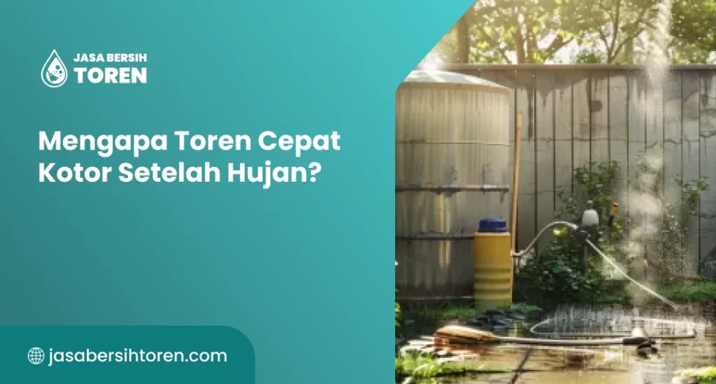 Mengapa Toren Cepat Kotor Setelah Hujan?