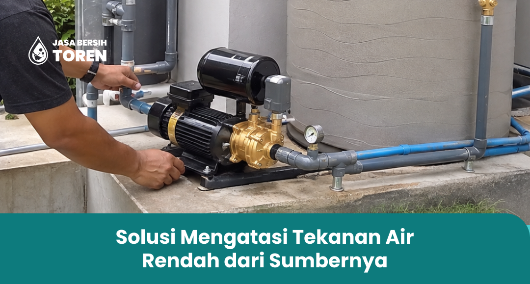 Solusi Mengatasi Tekanan Air Rendah dari Sumber Utama