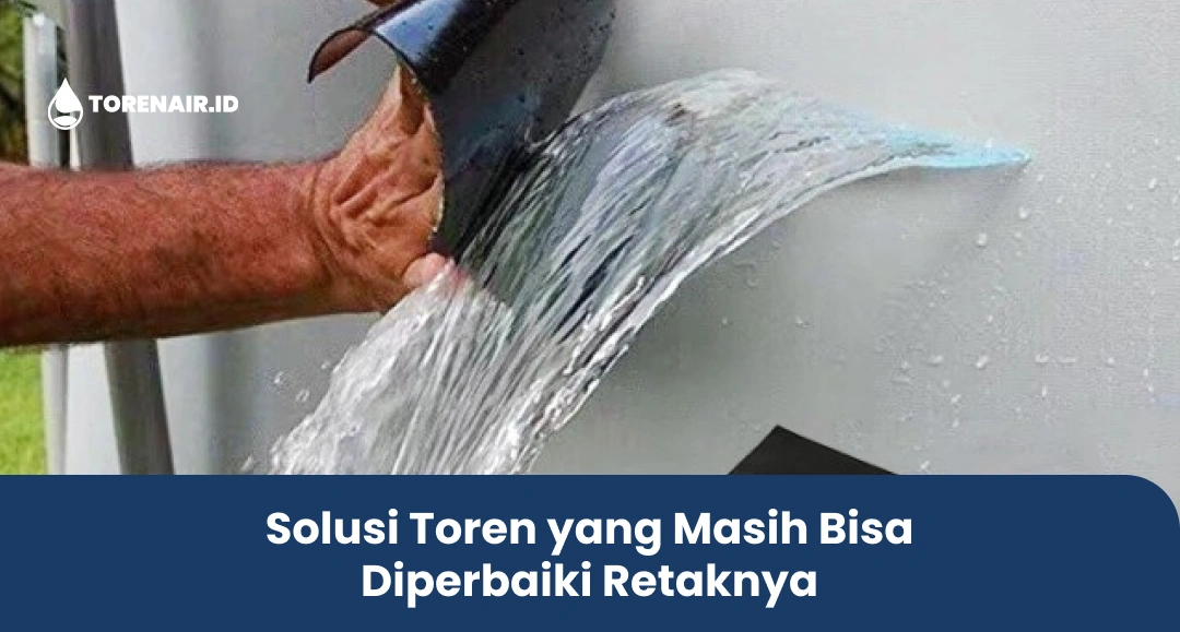 Solusi Toren yang Masih Bisa Diperbaiki Retaknya