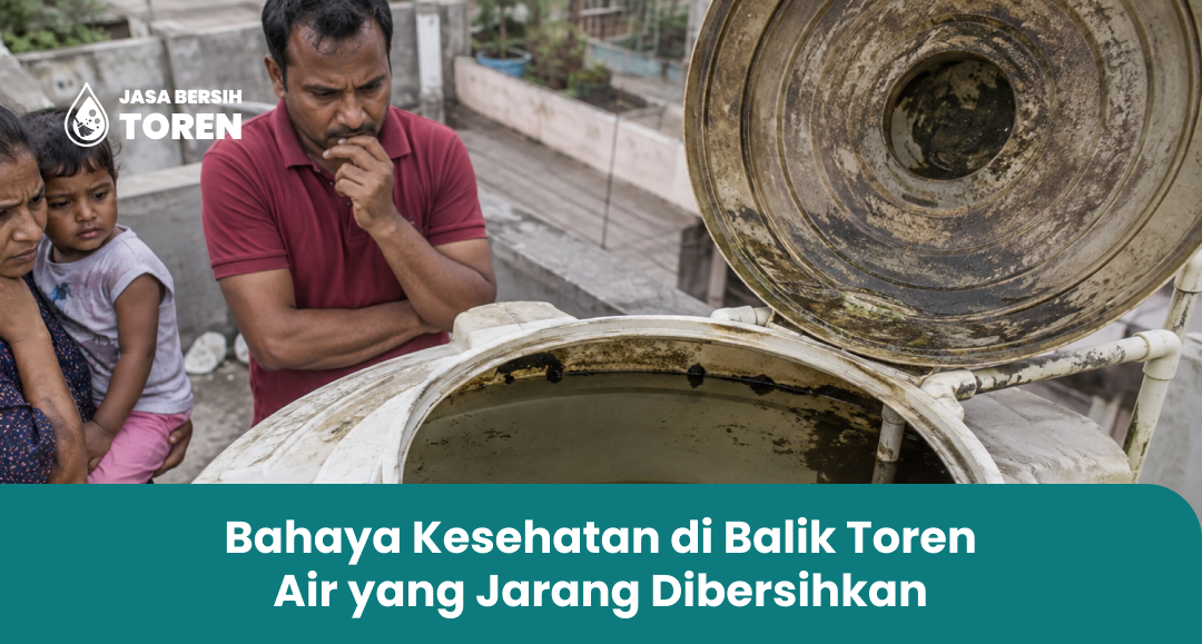 Bahaya Kesehatan di Balik Toren Air yang Jarang Dibersihkan