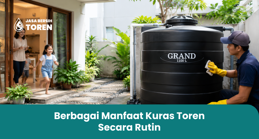 Berbagai Manfaat Kuras Toren Secara Rutin