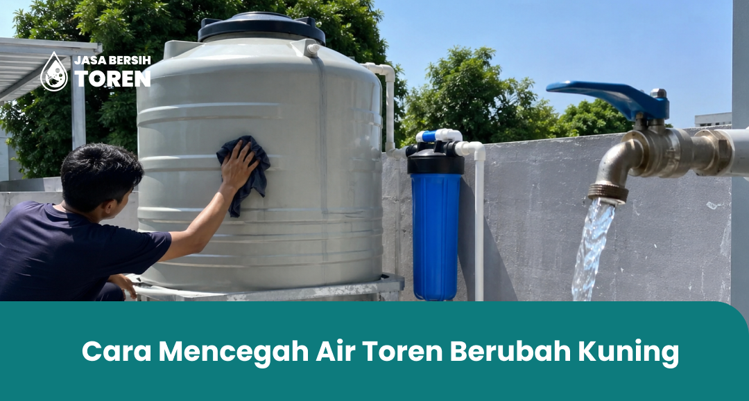 Cara Mencegah Air Toren Berubah Kuning